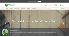 Desktop Screenshot of organics.com
